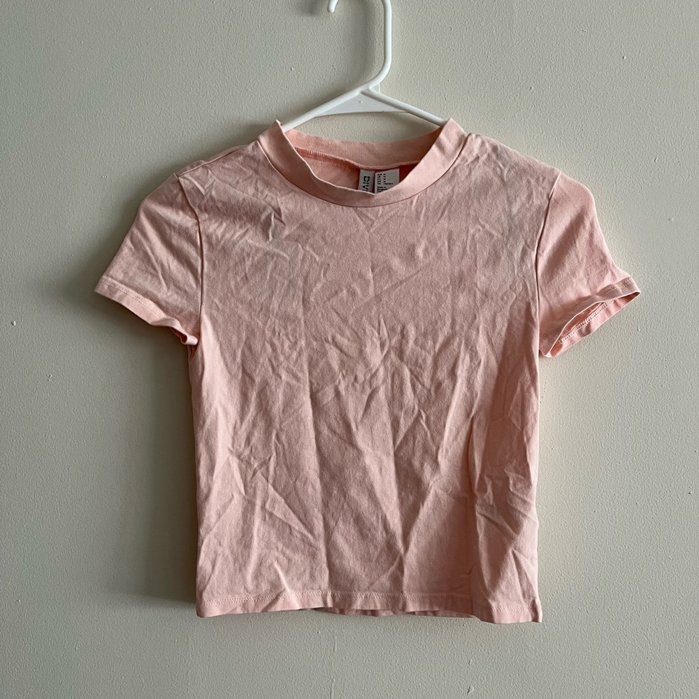 H&M Pink Crop Top Size Medium